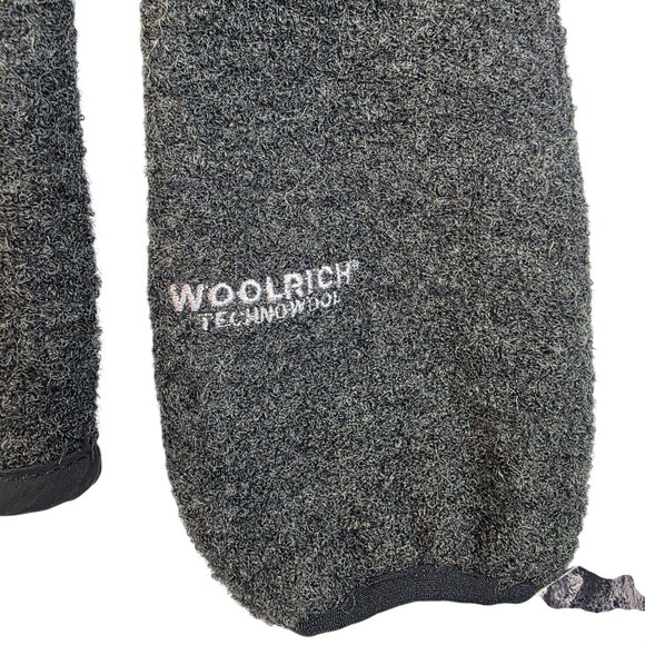 Woolrich Womens Medium Charcoal Wool Blend Zip Jacket 80s Deadstock USA Vintage - Picture 3 of 13